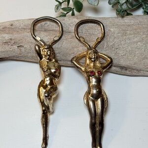Vintage Figural Lady Bottle Openers – MCM Japan Novelty Barware (Set of 2)